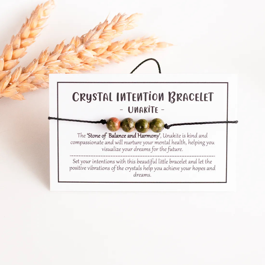 Unakite Crystal Bracelet