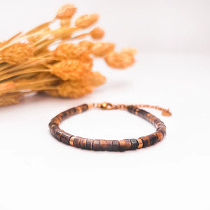Golden Strength Tigeröga Armband