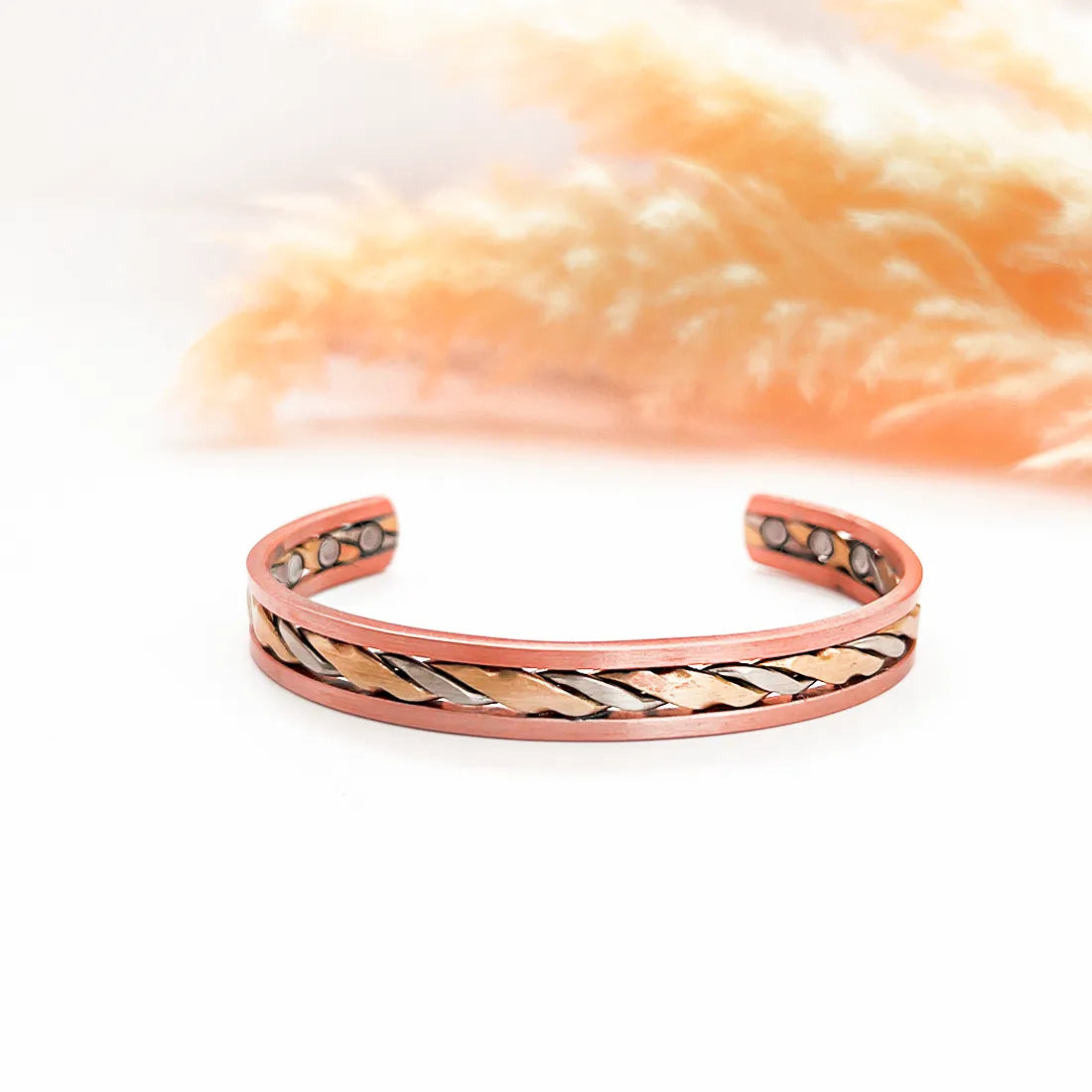 HopeWave Koppararmband med magneter