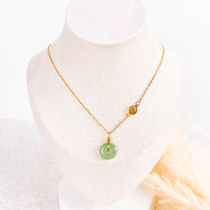 Prosper Jade Agat Hängsmycke Halsband