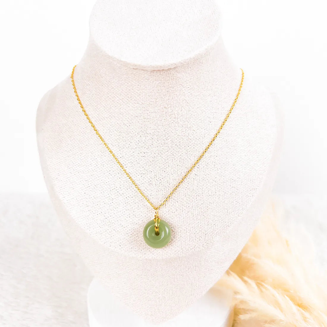 Timeless Fortune Jade Hänge Halsband