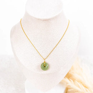 Timeless Fortune Jade Hänge Halsband