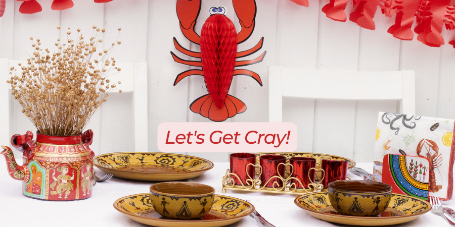 Stylish Crayfish Party Delight: A Fusion of Home Decor and Fashion!