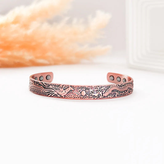 Pure balance copper bracelet with magnets
