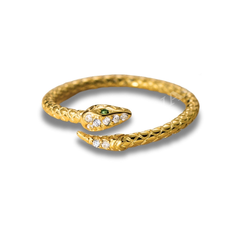 Svadia Golden Coil 925 Silver Ring