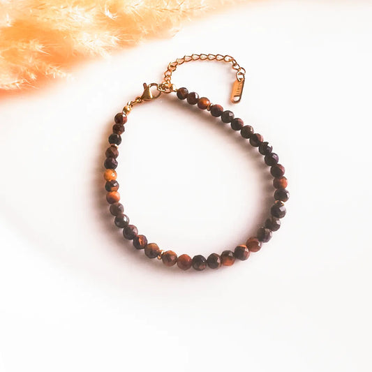 Aurora Tigeröga Facetterat Armband