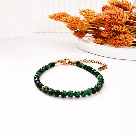 Celestia Malakit Facetterad Armband