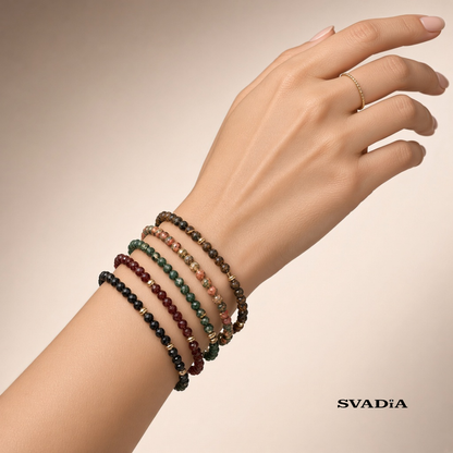 Celestia Malakit Facetterad Armband