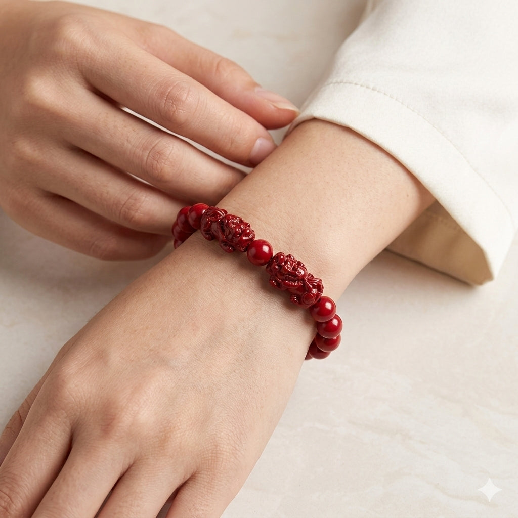 Double Pixiu Tai Chi Bracelet