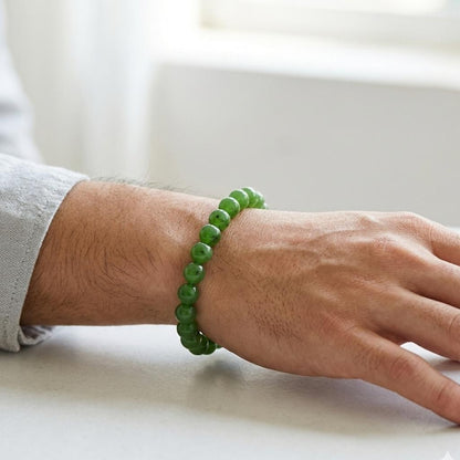 Hetian Green Jade Bracelet