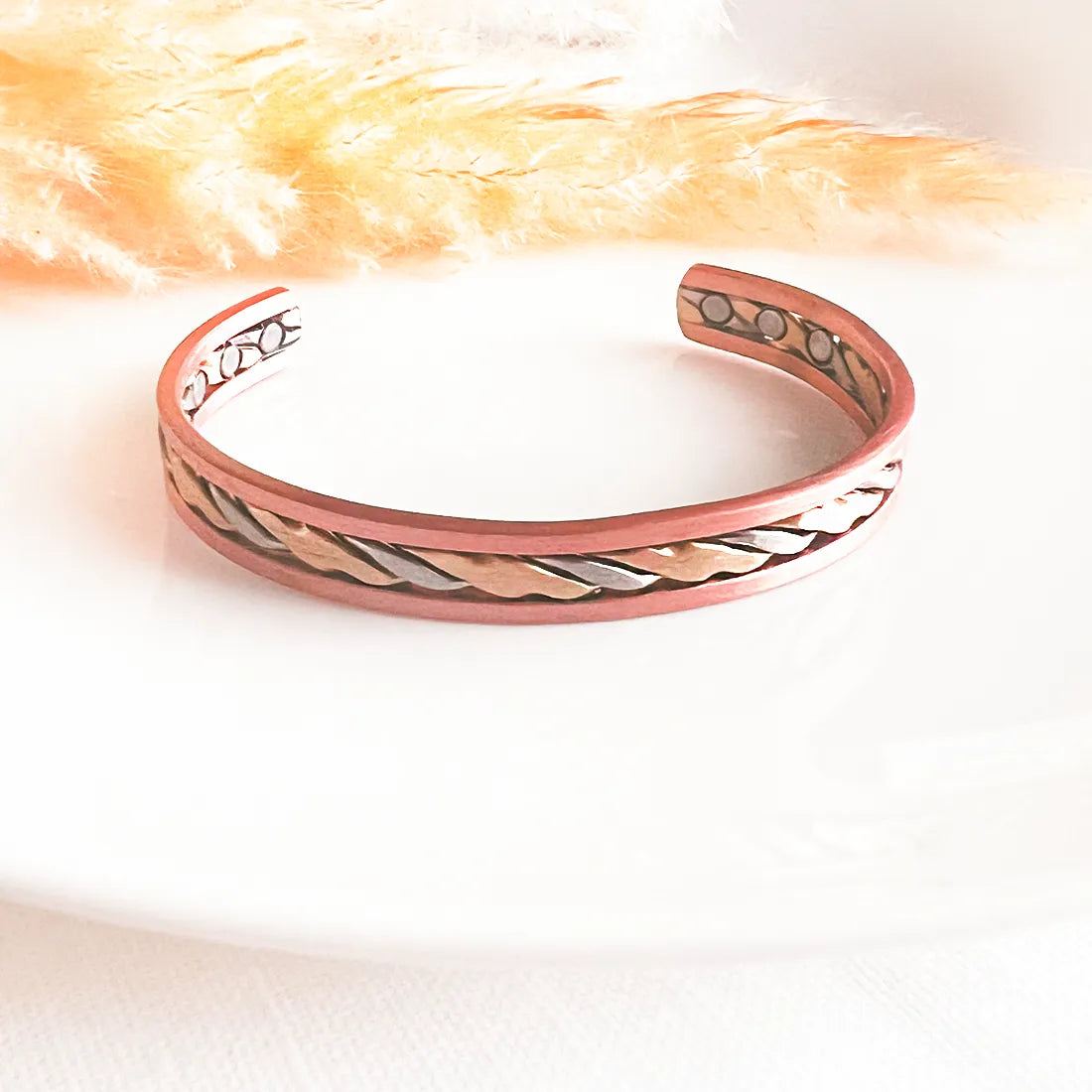 HopeWave Koppararmband med magneter