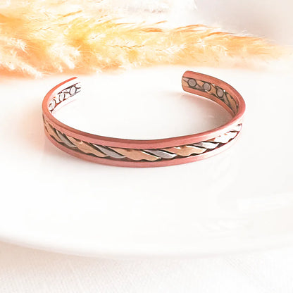 HopeWave Koppararmband med magneter