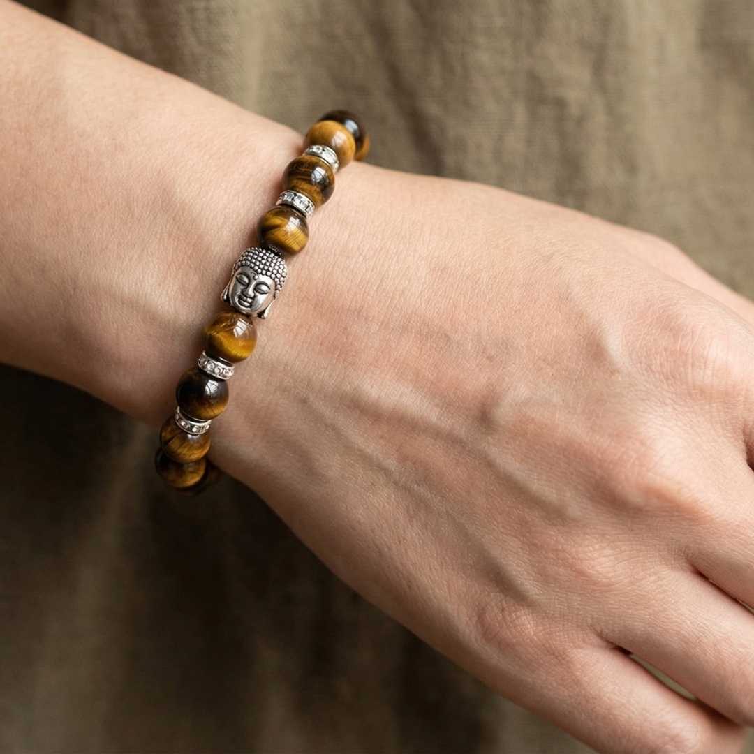 Mindful aura tiger eye bracelet