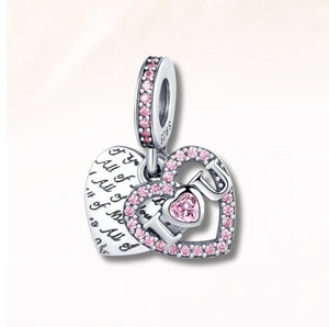 Pink Heart Charm