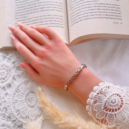 Positive Energy Rostfritt stålarmband med magneter