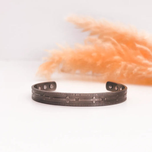 Radiant Vibe Koppararmband med magneter