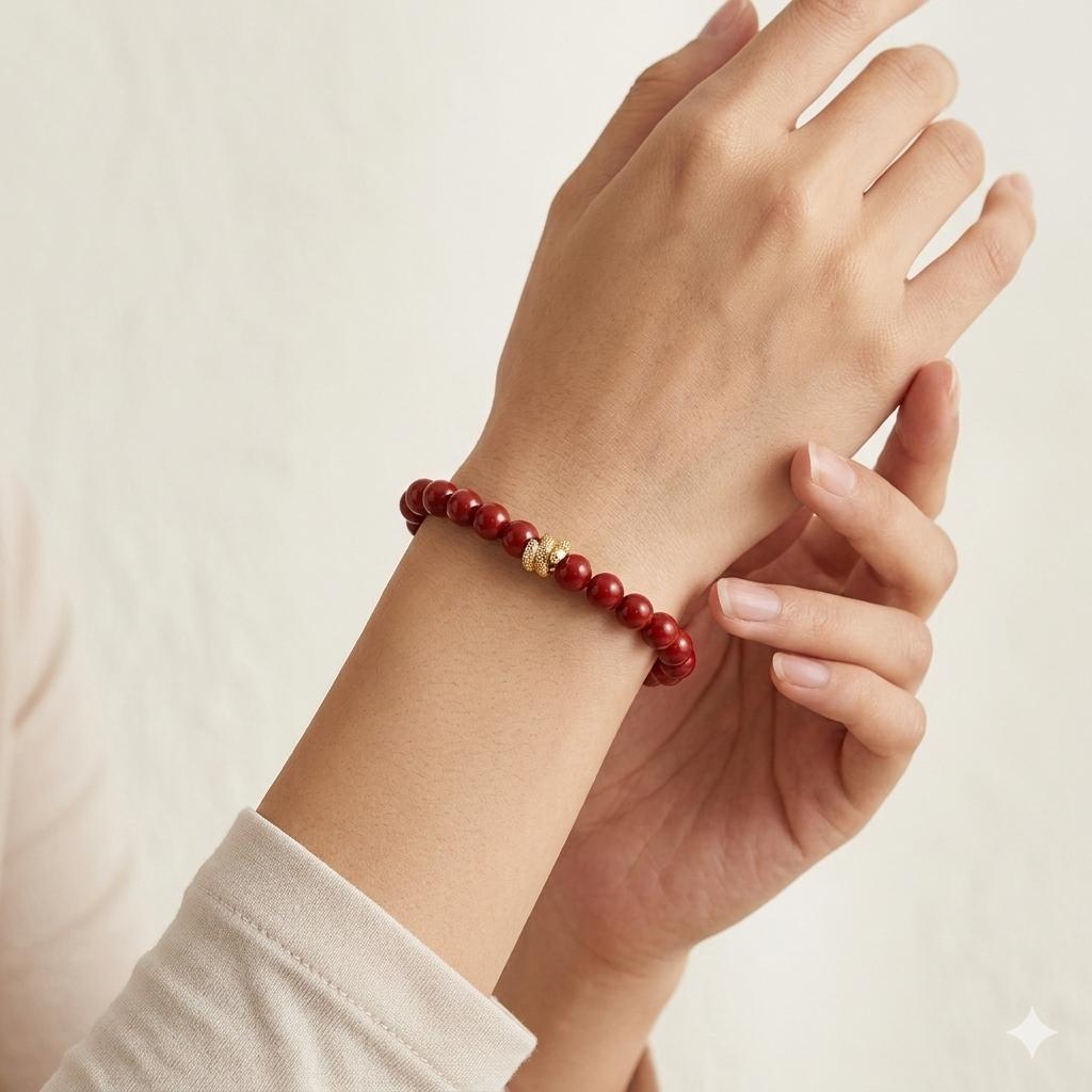 Snake Charm red Bracelet