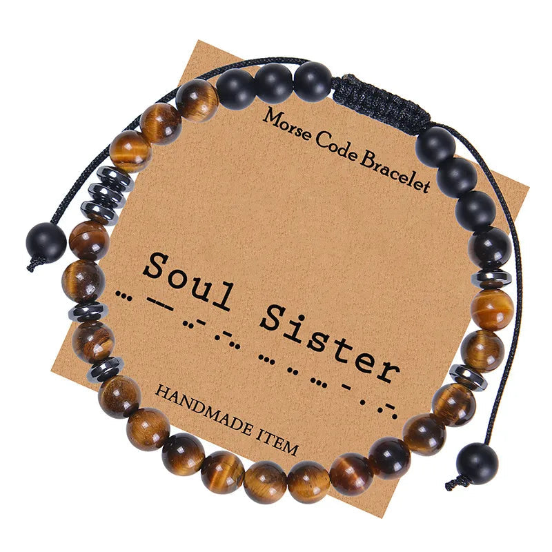 Soul Sister Morse Code Bracelet