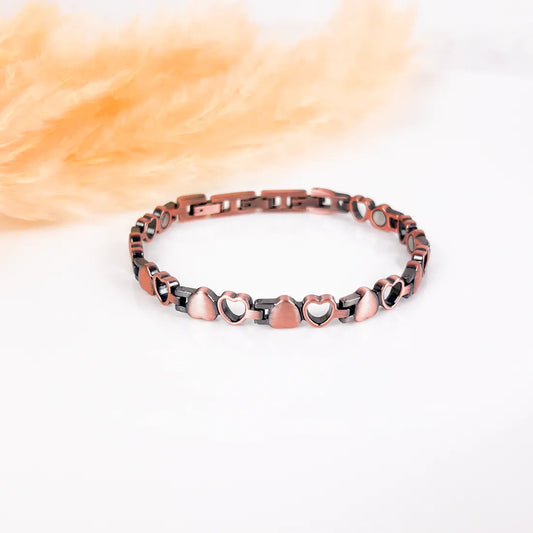 Spirited Hearts Koppararmband med Magneter
