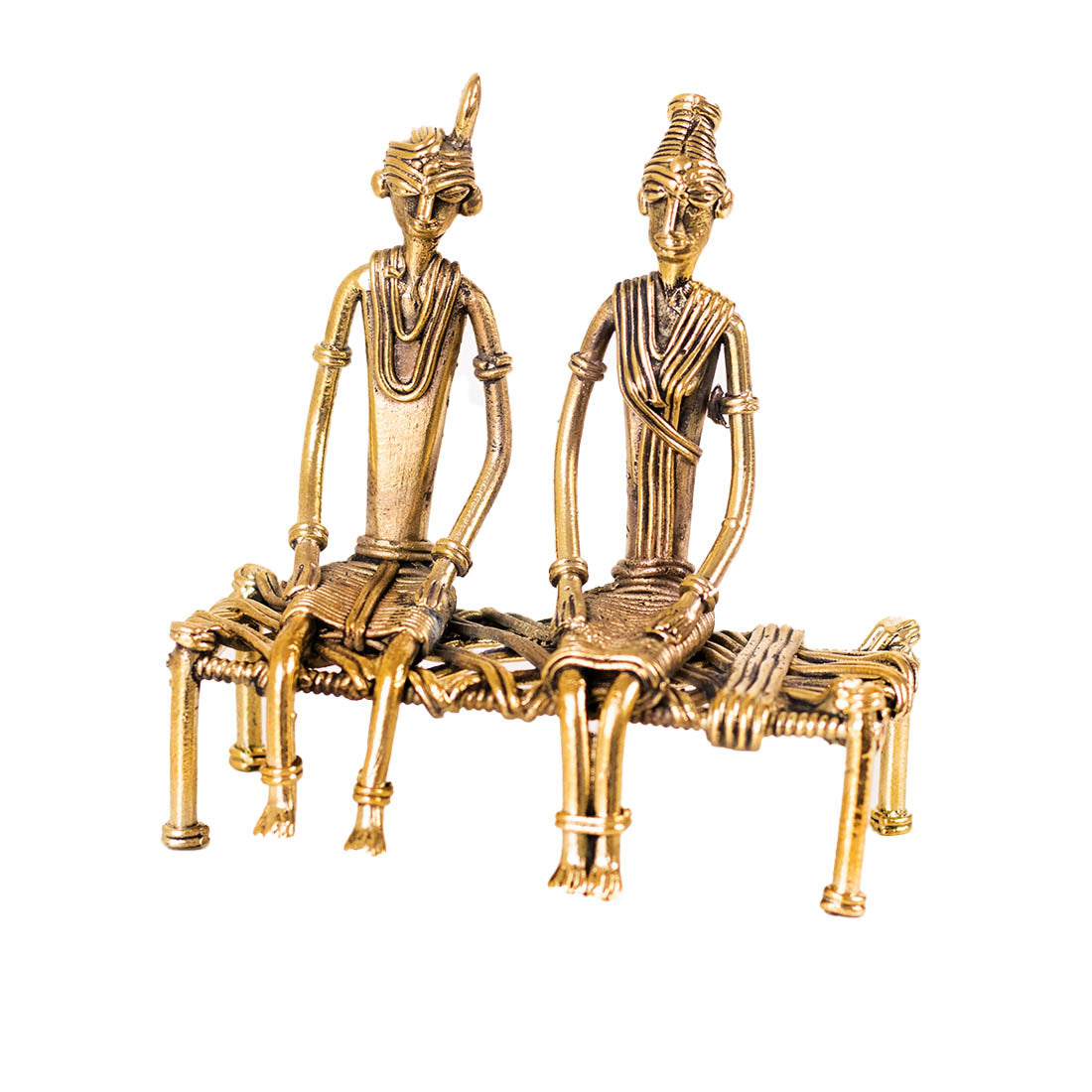  Antique Brass Figures in Dhokra art