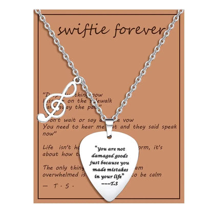 Taylor Swift Inspired Musical Necklace