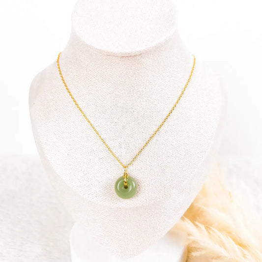 Timeless Fortune Jade Hänge Halsband