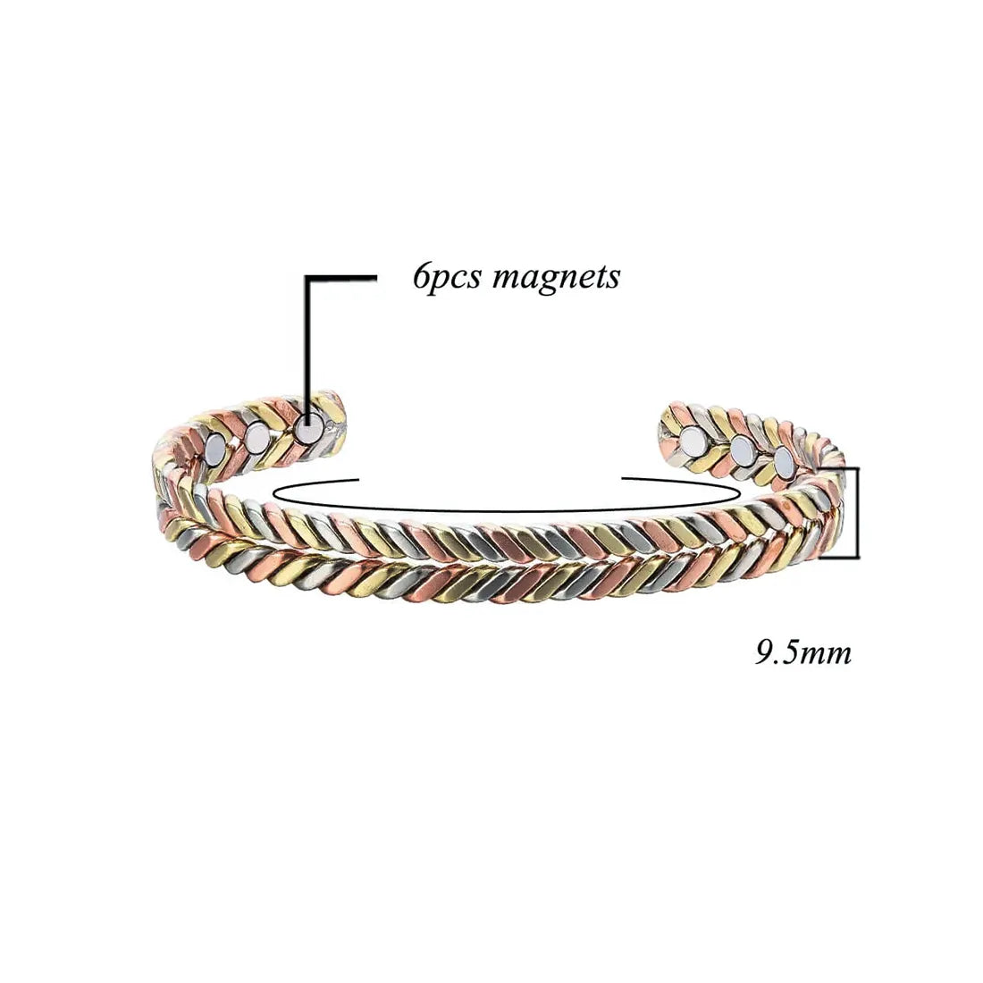 WellnessWave copper bracelet with magnets