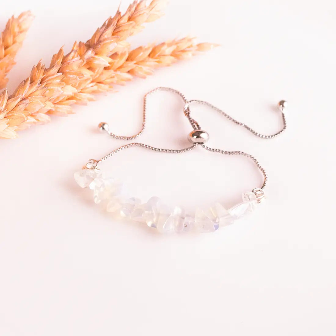 Clear Crystal Chain Bracelets