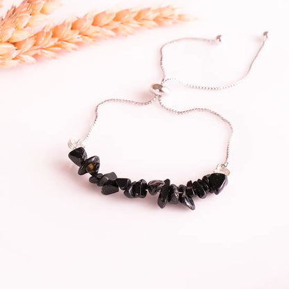 Black Bracelets with Elegant Chain